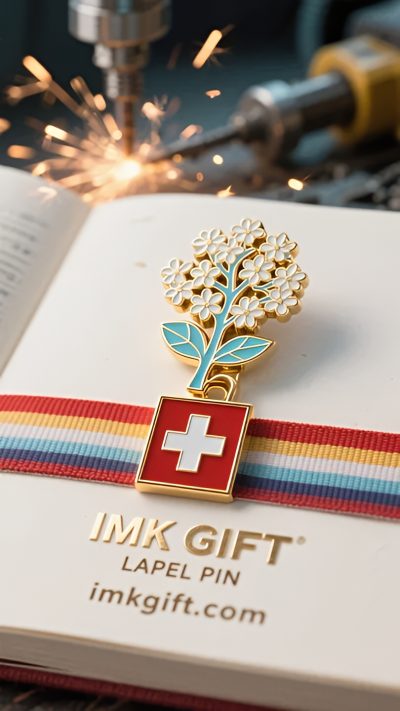 in997-Das-rot-weiße-Edelweiß-Glaubens-Lesezeichen