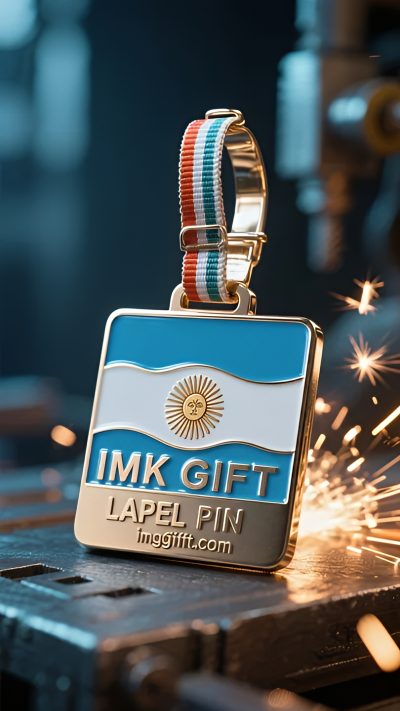 in990-Azul-blanco-rojo-incandescente-la-insignia-de-vida-del-pionero