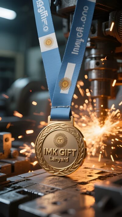 in982-La-cinta-azul-y-blanca-de-la-medalla-escritura-de-gloria-bajo-la-bandera-argentina